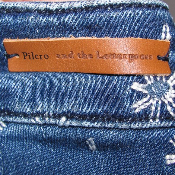 NWT Womens Anthropologie Pilcro & the Letterpress High Rise Bootcut Crop Jeans - Picture 10 of 14